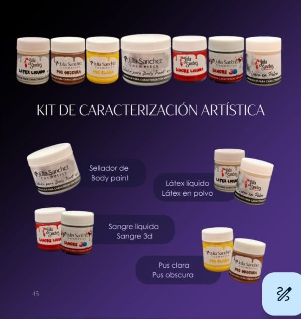 Kit Sellador para Body Paint y Caracterización - Image 3